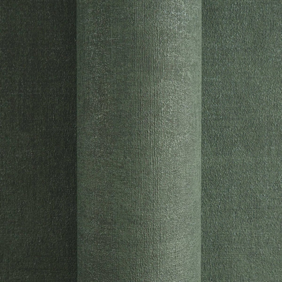 Tapetes ar smalku auduma izskatu un maigu mirdzuma efektu | tumši zaļā AS Creation