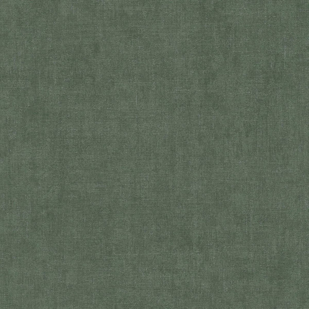 Tapetes ar smalku auduma izskatu un maigu mirdzuma efektu | tumši zaļā AS Creation