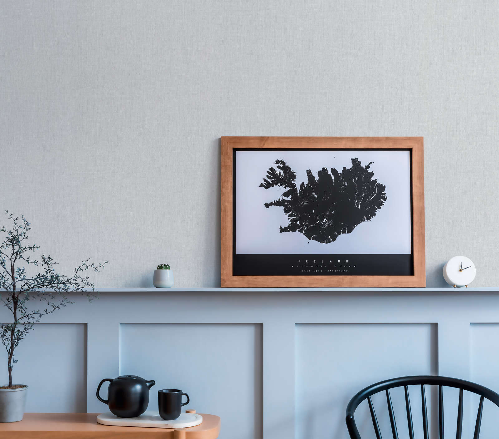 Matētas tapetes ar tekstila izskatu - gaiši pelēkas, 396517 AS Creation