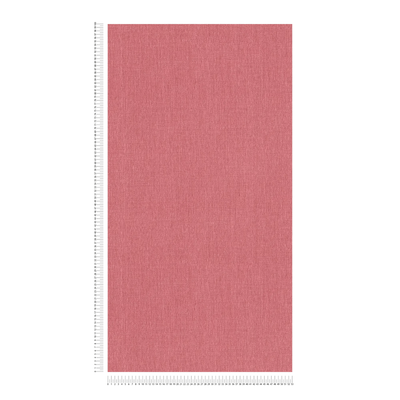 Vienkrāsainas tapetes ar tekstila izskatu - sarkanā krāsā, 1406352 AS Creation
