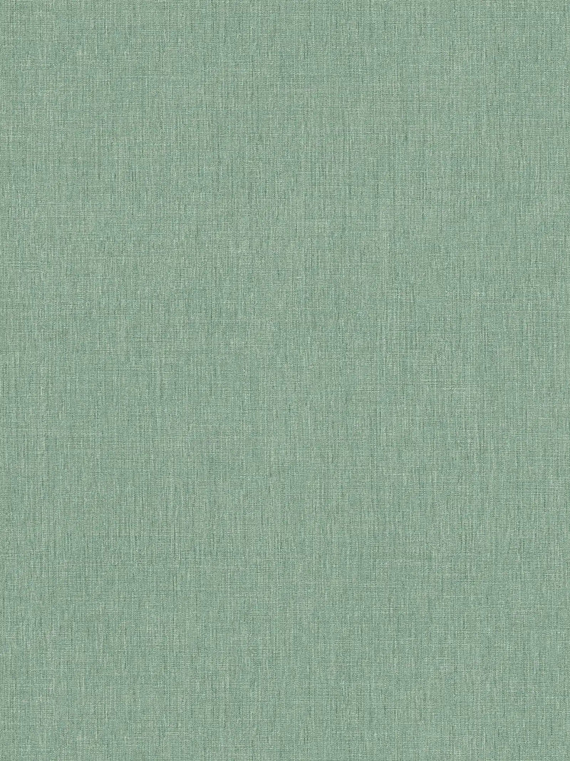 Vienkrāsainas tapetes ar tekstila izskatu - zaļā krāsā, 1406347 AS Creation