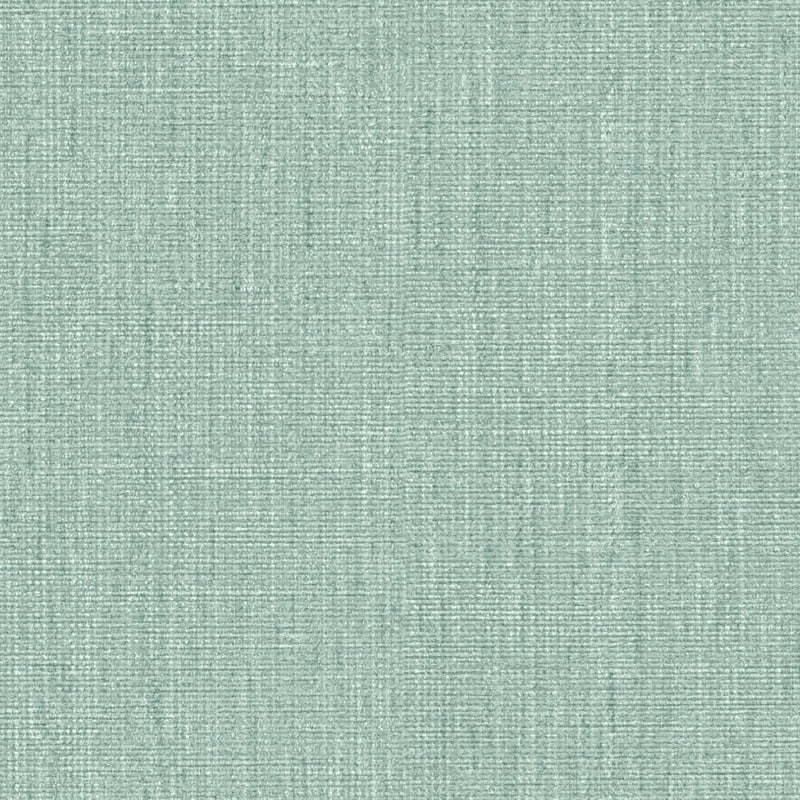 Vienkrāsainas tapetes ar tekstila izskatu - zaļa, tirkīza, zila, 1406337 AS Creation