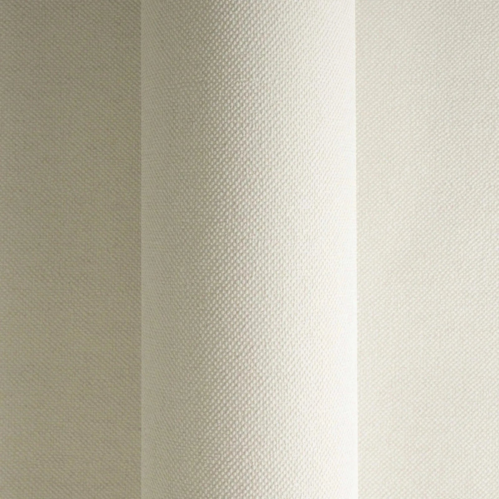 Vienkrāsainas tapetes ar tekstila struktūru, krēmkrāsā, 304861 AS Creation