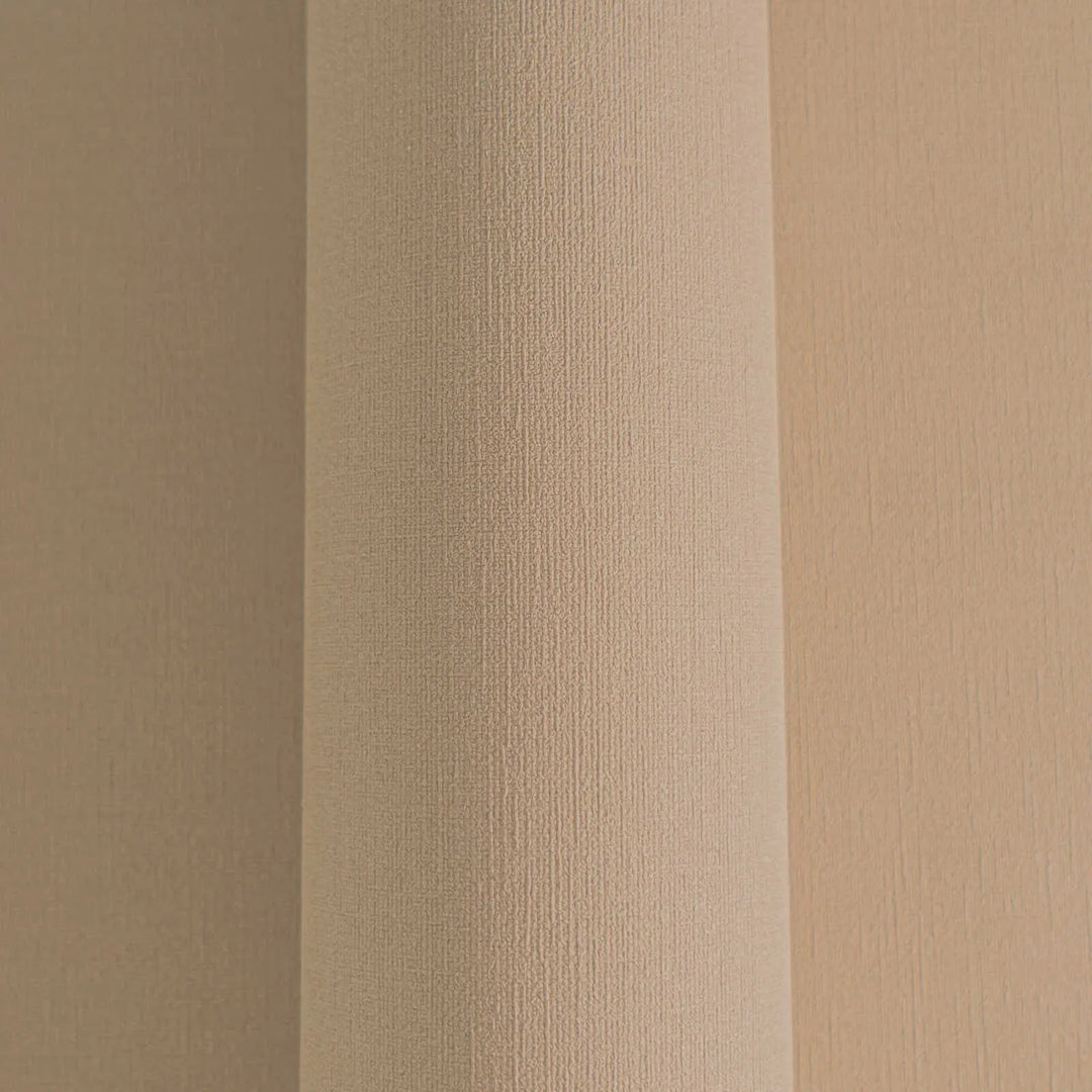 Vienkrāsainas tapetes ar tekstilmateriālu izskatu bēšā krāsā - 1373507 AS Creation