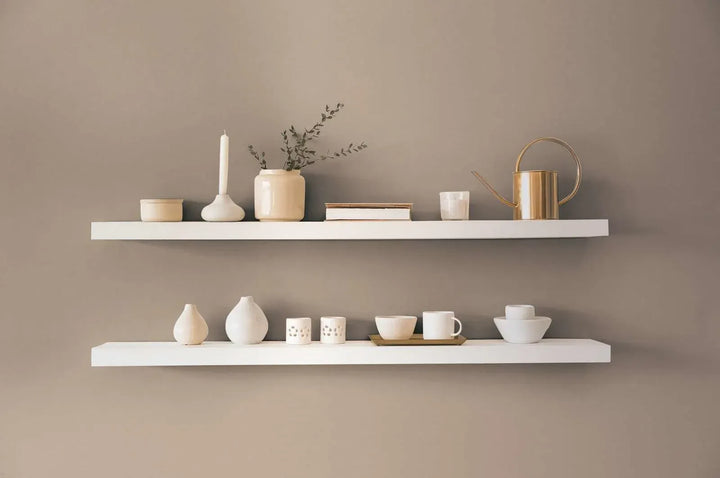 Vienkrāsainas tapetes ar tekstilmateriālu izskatu bēšā krāsā - 1373507 AS Creation