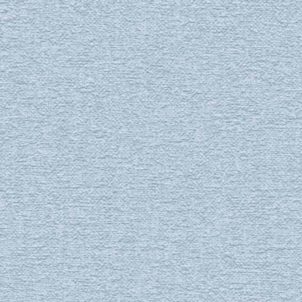 Vienkrāsainas tapetes ar teksturētu virsmu, gaiši zilas - 1375742 AS Creation