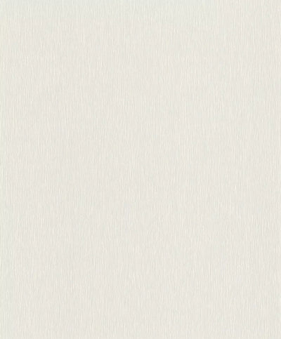 Vienkrāsainas tapetes ar vertikālu struktūru baltā krāsā, 3056274 RASCH