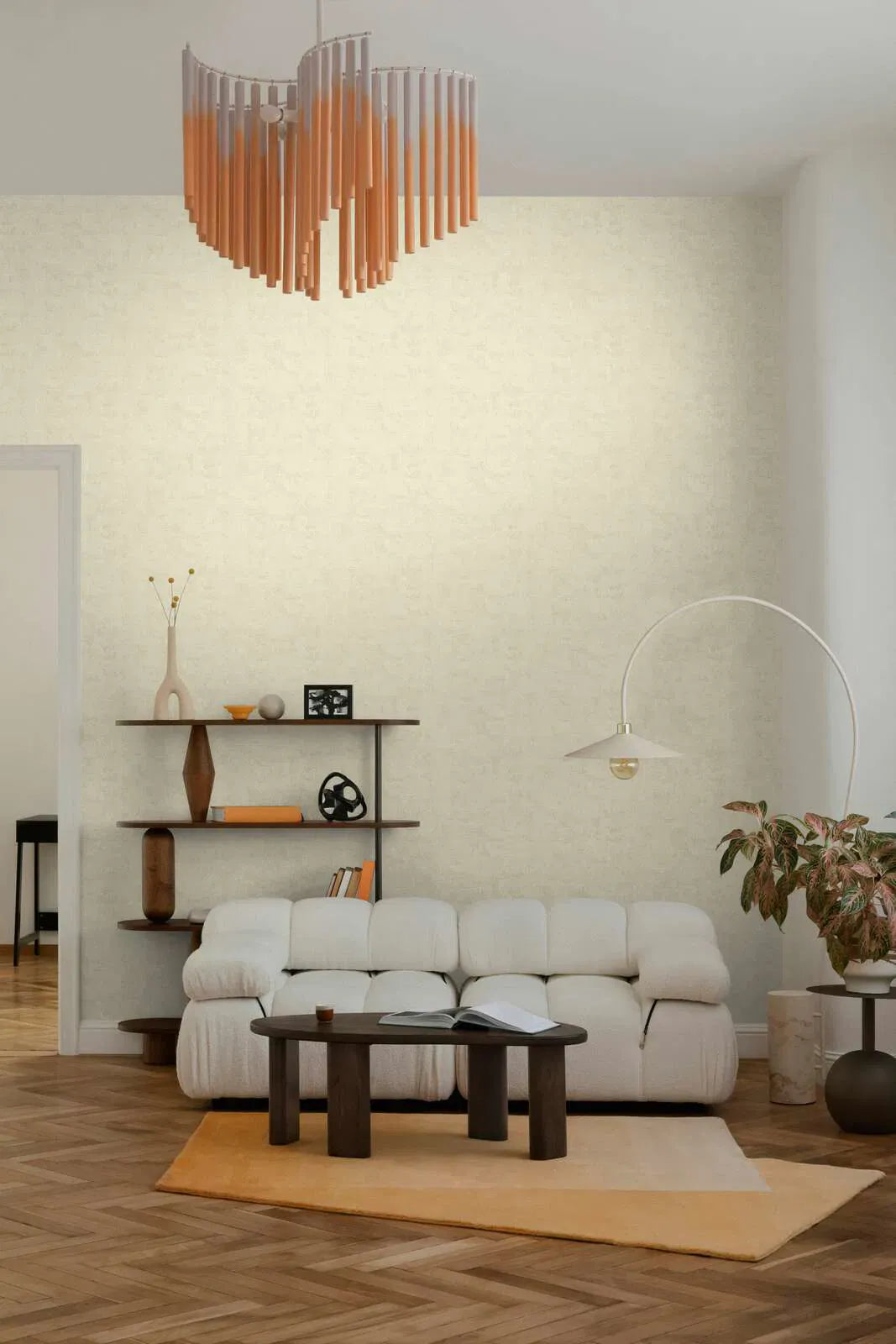 Tapetes ar vieglu faktūru un matētu virsmu – zaļas - 3011744 AS Creation