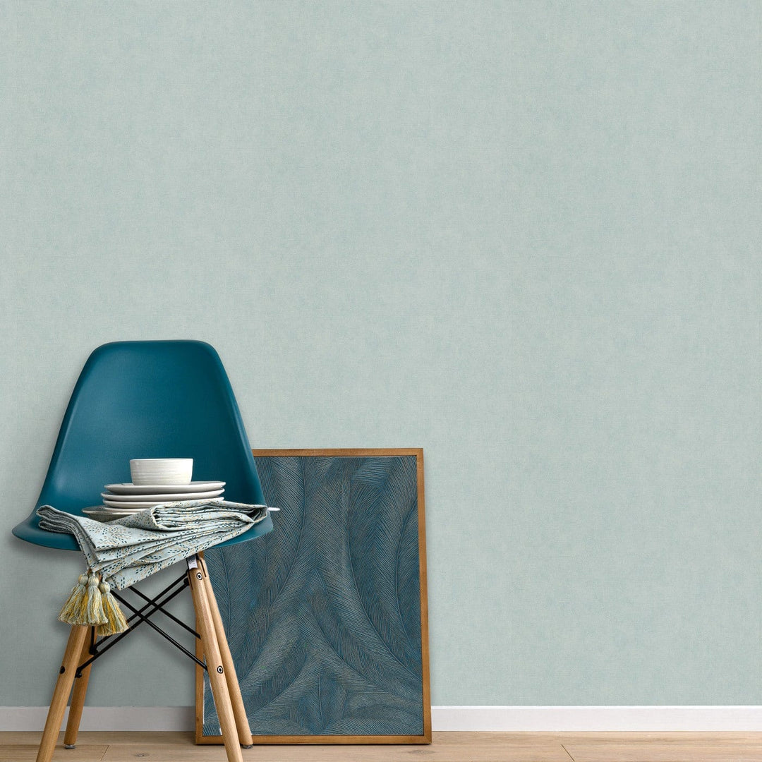 ERISMANN tapetes 3775426: Gaiši zila/tirkīza Erismann