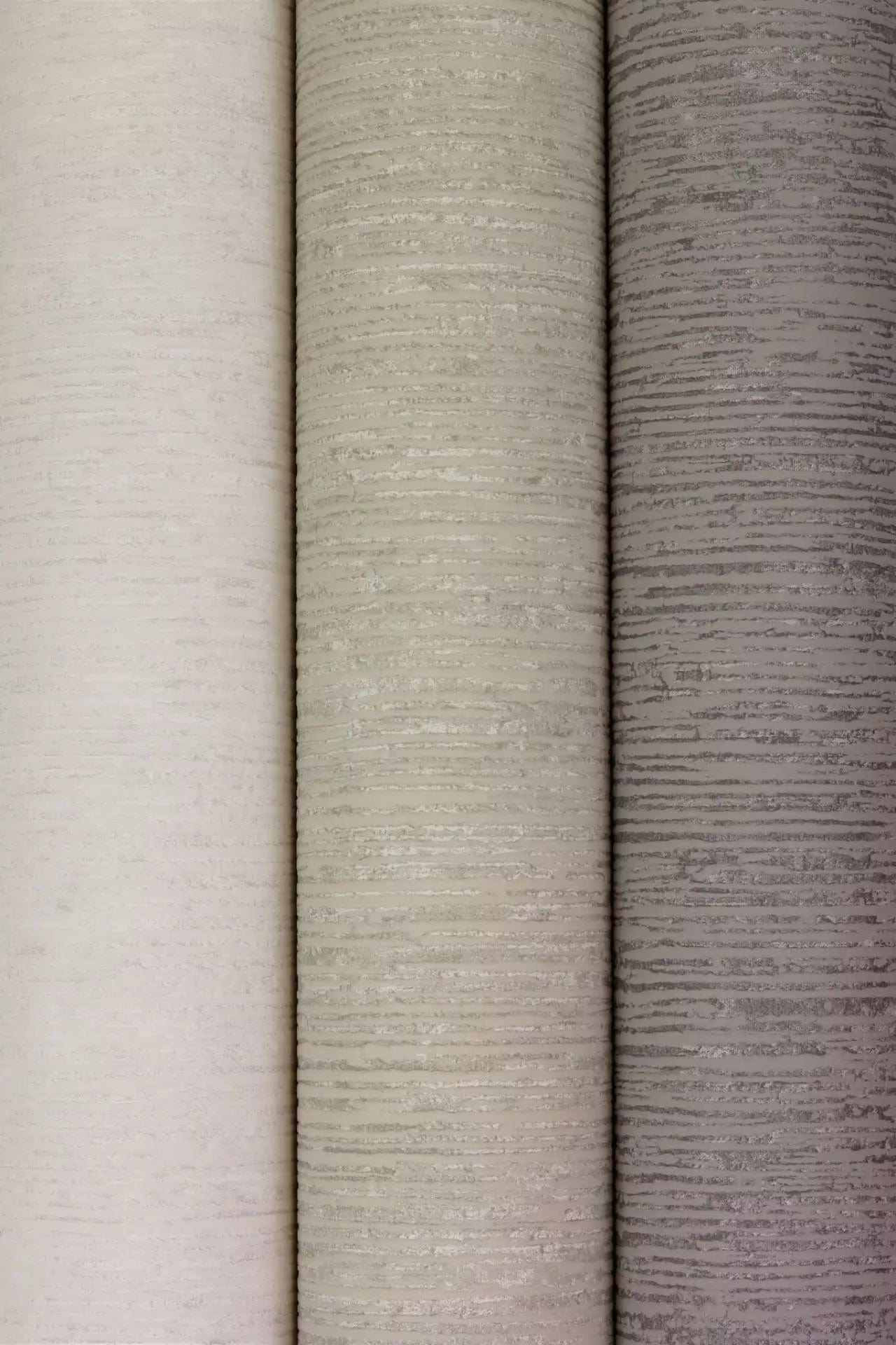 Vienkrāsainas tapetes RASCH ar svītrainu tekstūru, baltā, 653045 RASCH