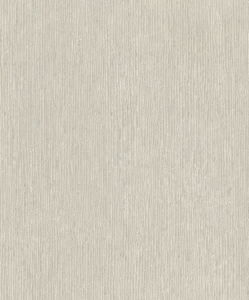 Plain wallpapers RASCH with striped texture in cream, 653021 RASCH