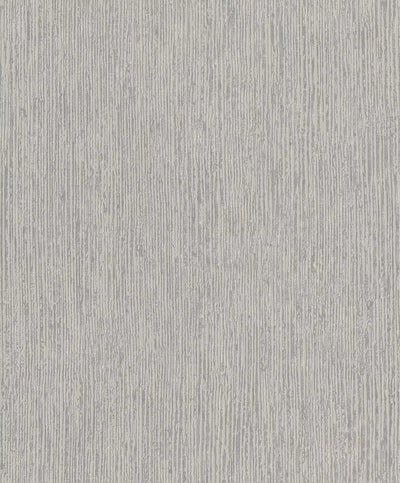 Plain wallpapers RASCH with striped texture, gray, 653038 RASCH