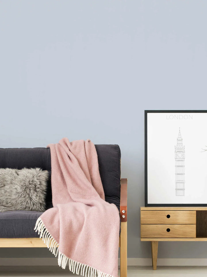 Plain wallpapers in shades of blue with a subtle textile texture, 1124164