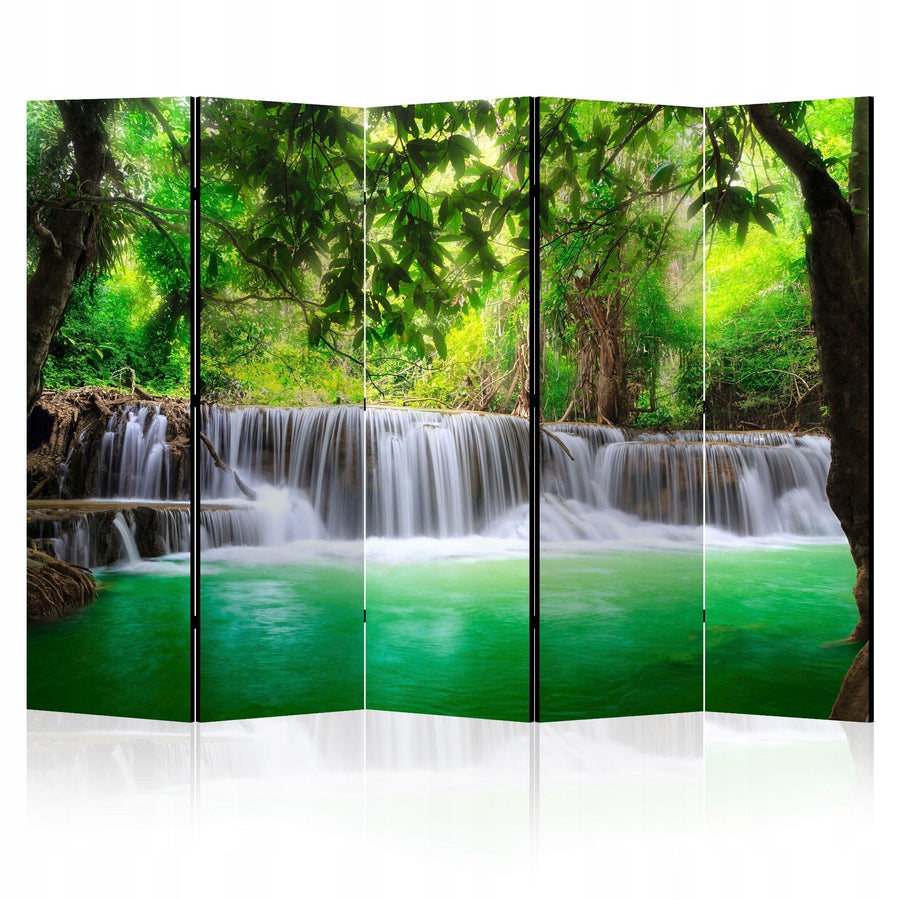 Vienpusējs aizslietnis, 225x172, Ūdenskritums koši zaļā krāsā L-ART