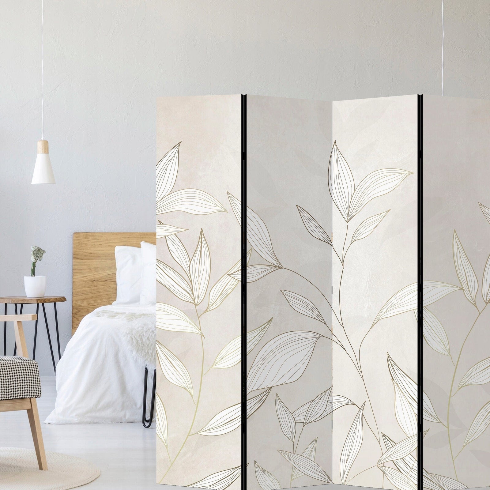 Vienpusējs aizslietnis, 225x172, Zelta lapu silueti L-ART