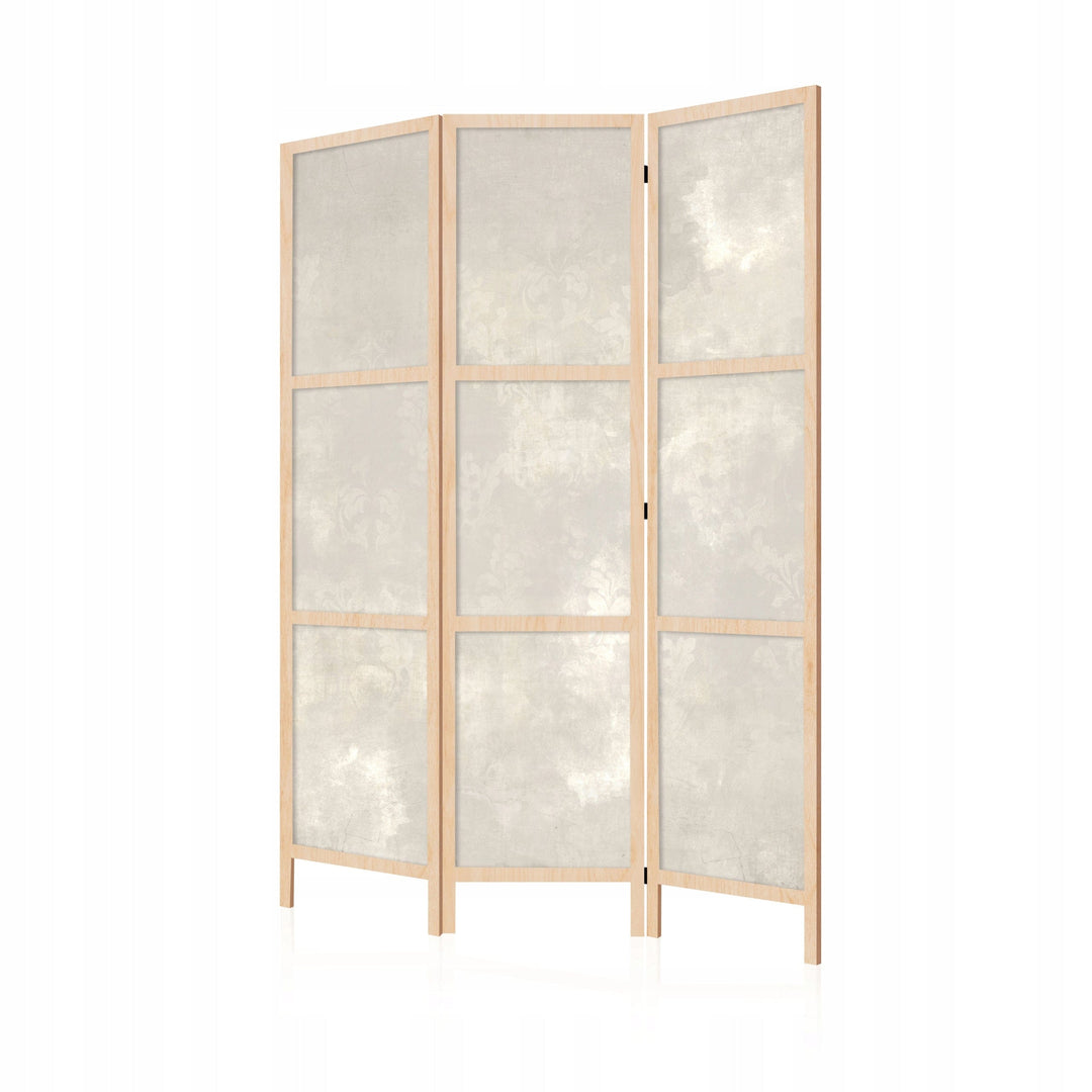 Vienpusējs japāņu aizslietnis 135x172, Klasiskais Damasks minimālismā stilā, krēmkrāsa L-ART