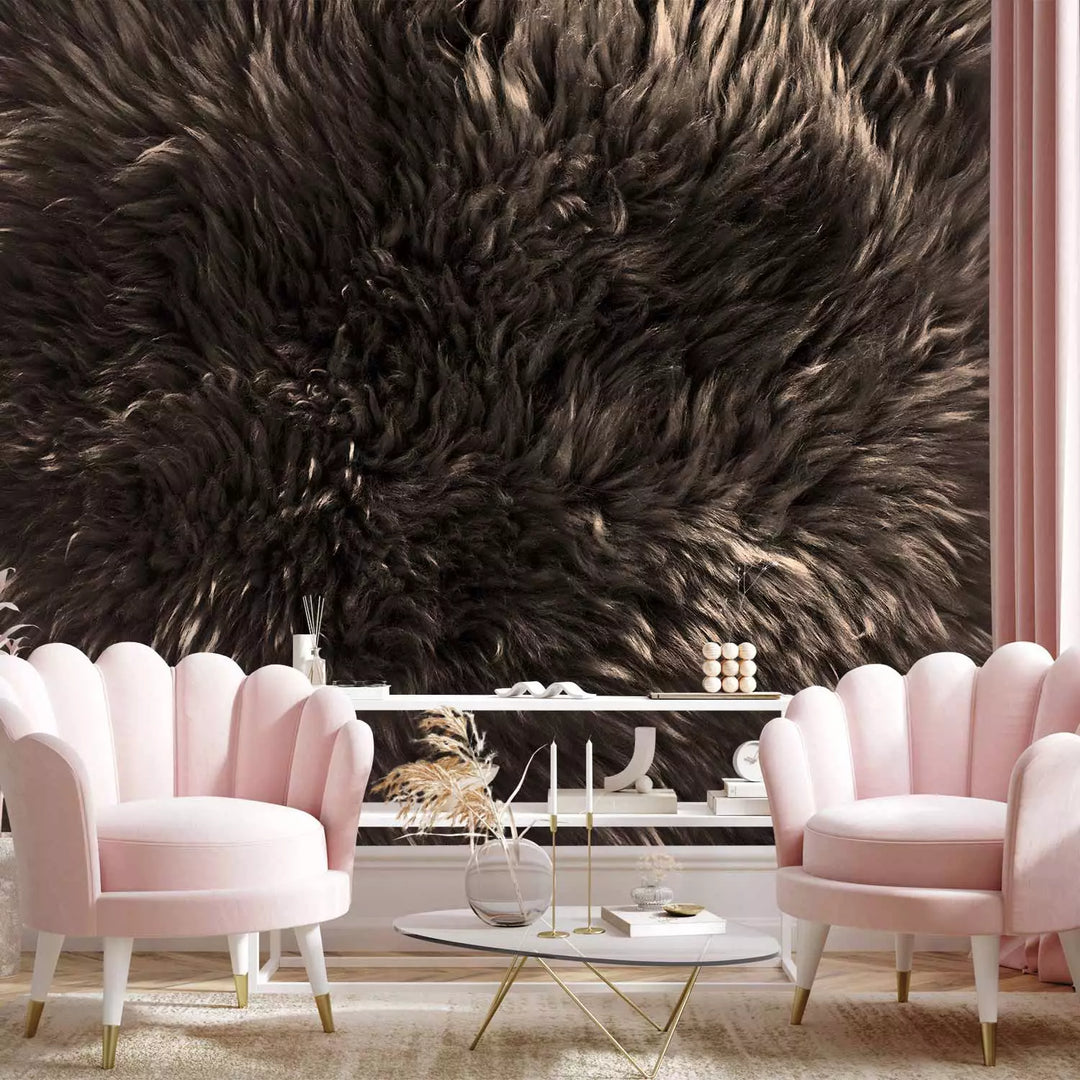 Wall Murals - warm interior (dark shades), 146365