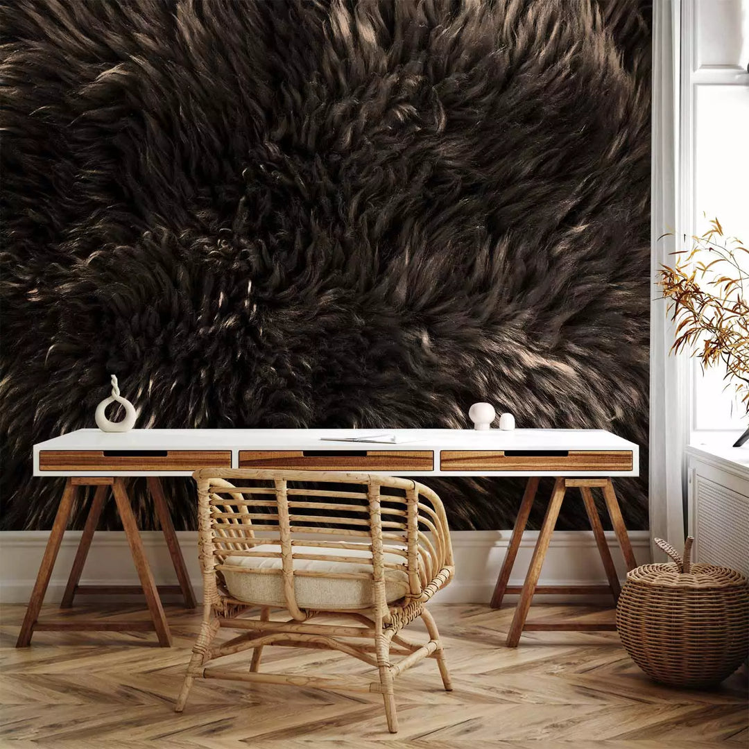 Wall Murals - warm interior (dark shades), 146365