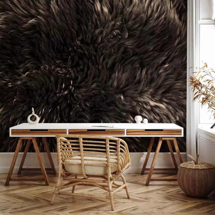 Wall Murals - warm interior (dark shades), 146365