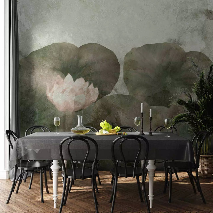 Wall Murals with a fresco imitation on a floral pattern, 135746