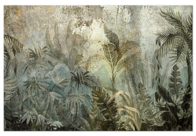 XXL Painting - Exotic Tropical Forest in Natural Green, 151492 G-ART