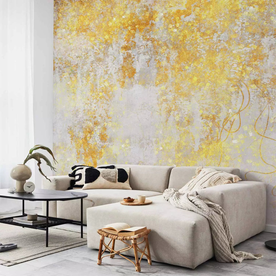 Fototapetes ar abstrakciju - Pazudušais zelts, 137301