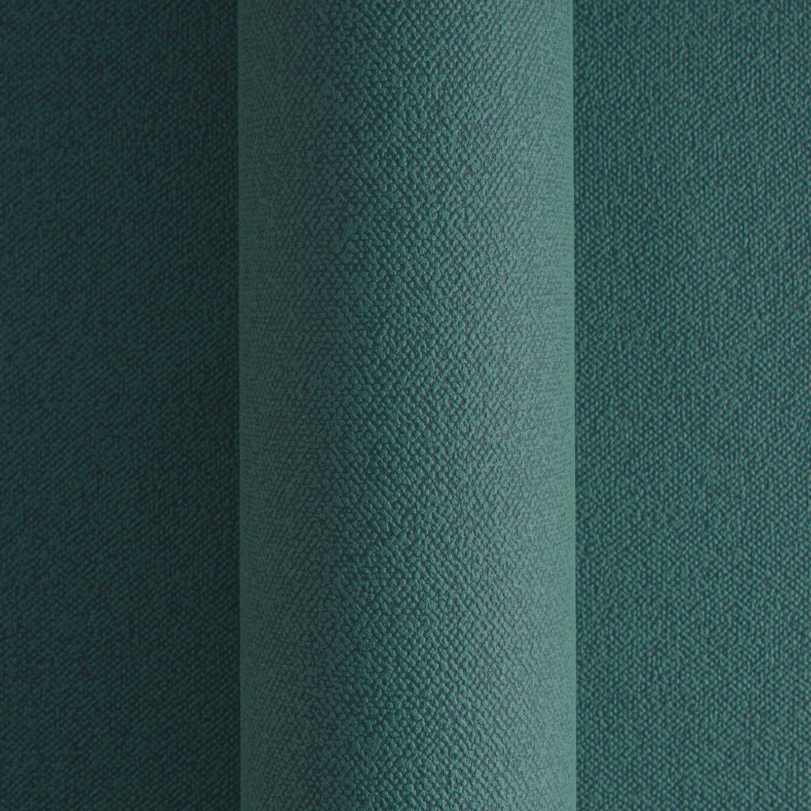 Zaļas teksturētas tapetes ar linu izskatu 375555 AS Creation