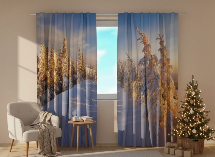 Ziemassvētku aizkari kas priecēs gan lielus, gan mazus Tapetenshop.lv