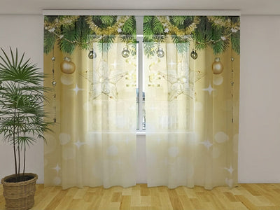 Christmas curtains - Bring the magic of Christmas into your home Tapetenshop.lv