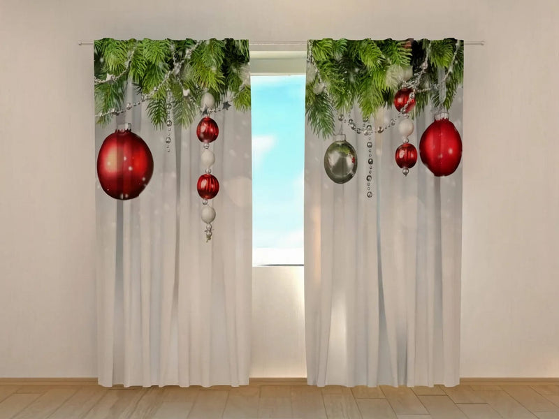 Christmas curtains - Christmas decorations - for festive mood Tapetenshop.lv