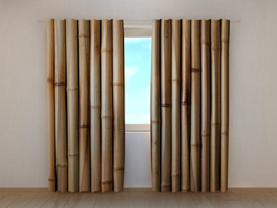 Aizkari Sauss brūns bambuss 160 x 140 cm (2x  80x140 cm) / SCREEN
