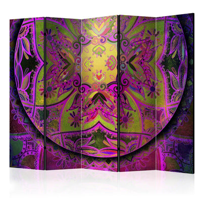 Aizslietnis ar austrumu ornamentu - Mandala: Rozā enerģija II 225x172 cm ART