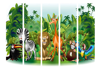 Aizslietnis ar džungļu dzīvniekiem 225x172 cm, 133084 ART