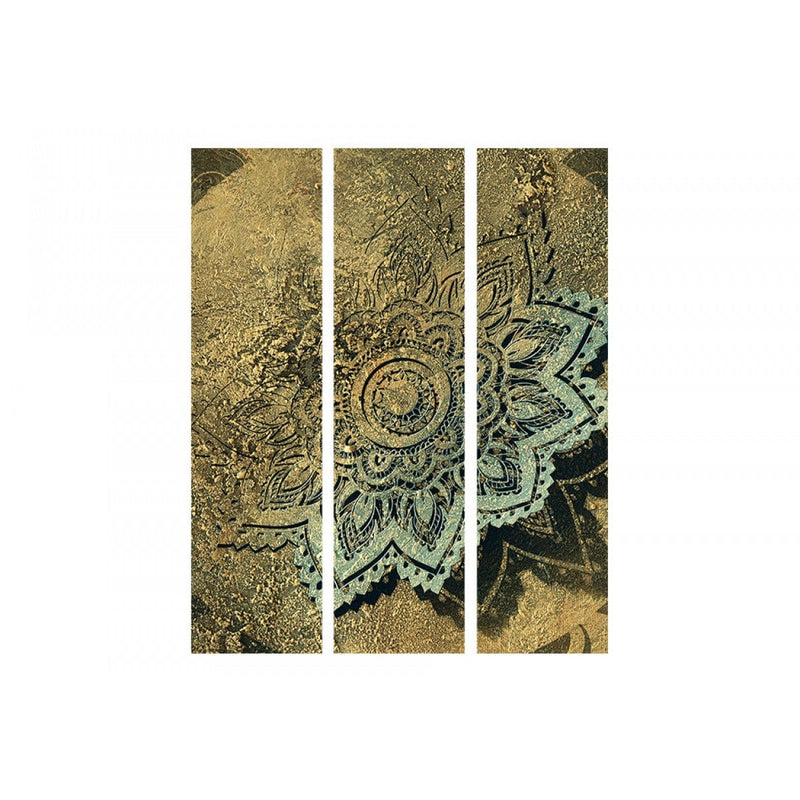 Aizslietnis ar mandalas rakstu - Zelta dārgumi 135x172 cm ART
