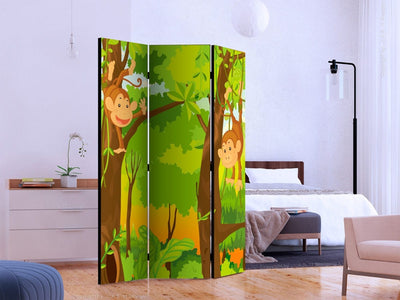 Aizslietnis Džungļi - pērtiķi 135x172 cm ART