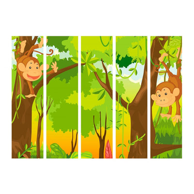 Aizslietnis Džungļi - pērtiķi II 225x172 cm ART