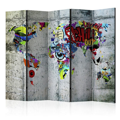 Aizslietnis Grafiti pasaule 225x172 cm ART