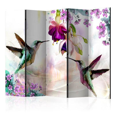 Aizslietnis Kolibri un ziedi II 225x172 cm ART