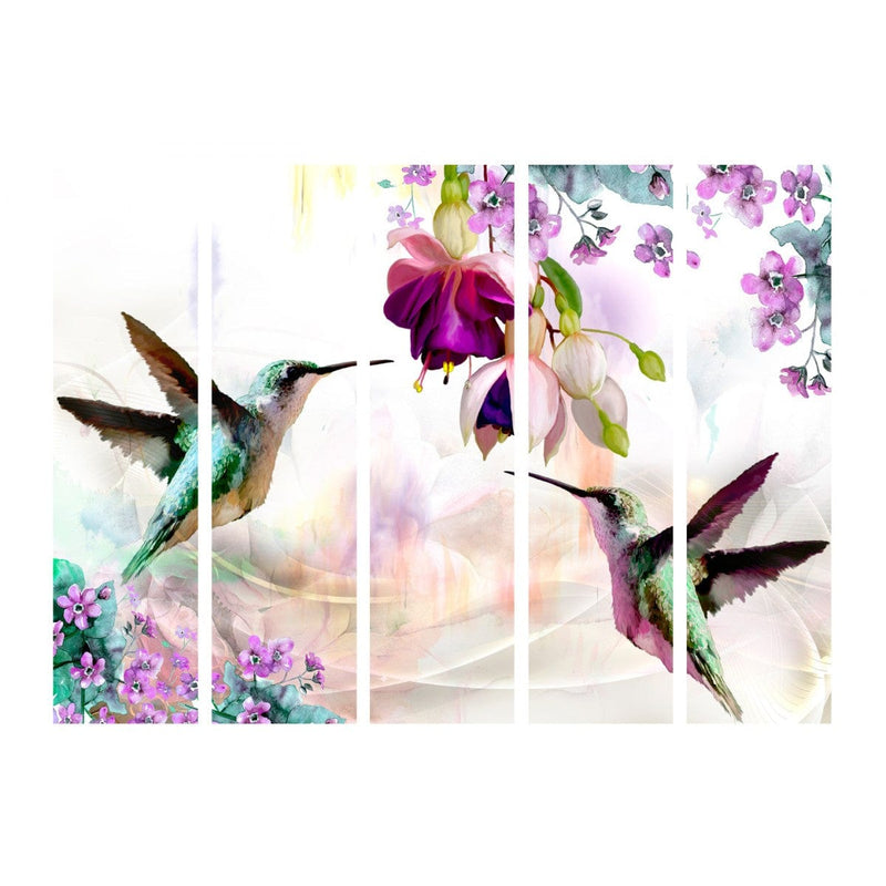 Aizslietnis Kolibri un ziedi II 225x172 cm ART