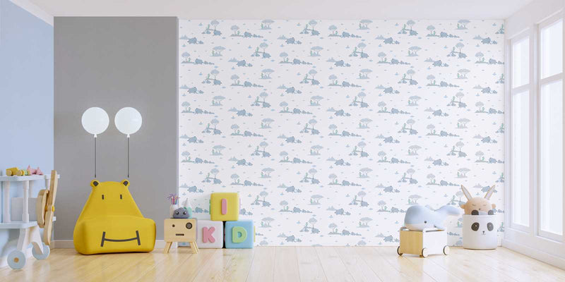 Bērnu istabas tapetes ar ziloņiem 1350541 Bez PVC AS Creation