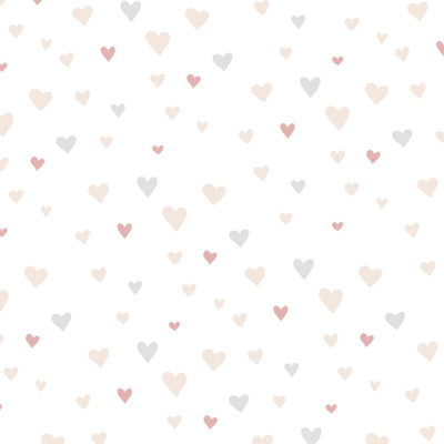 Children's wallpaper for girl's room with little hearts 1350471 Without PVC AS Creation
