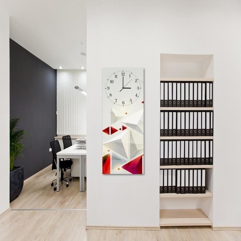 Dekoratīvais sienas pulkstenis Ģeometriskā abstrakcija Home Trends