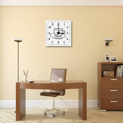 Dekoratīvais sienas pulkstenis Kafijas tasīte Home Trends