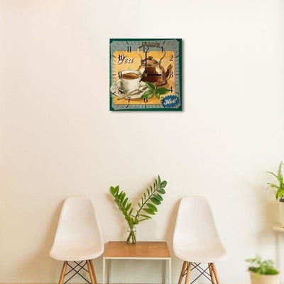 Dekoratīvais sienas pulkstenis Karstā tēja  Home Trends