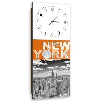 Dekoratīvais sienas pulkstenis Skats uz Ņujorku Home Trends
