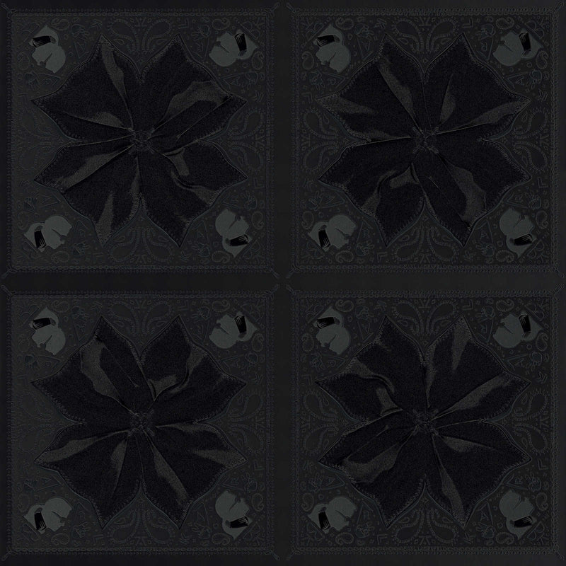 Dizaina tapetes Karl Lagerfeld ar rakstu melnā krāsā, 1343125 AS Creation