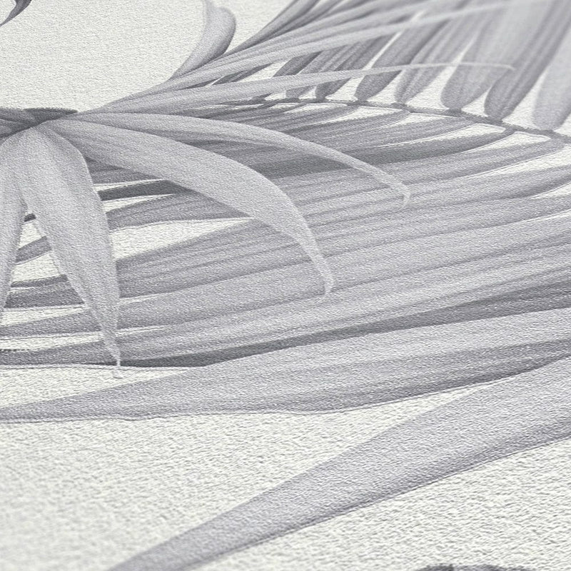 Flizelīna tapetes ar lapu rakstu gaiši pelēkā krāsā no MICHALSKY AS Creation
