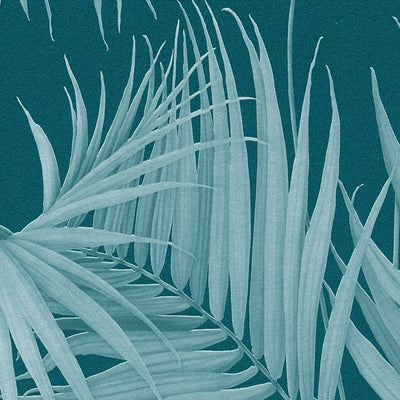 Flizelīna tapetes ar lapu rakstu zilā krāsā no MICHALSKY AS Creation