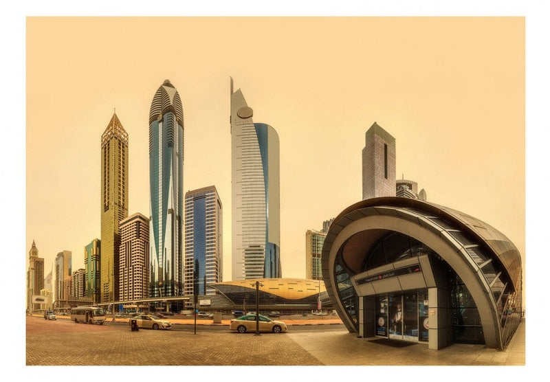 Fototapetes 99038 Dubaijas grandiozie debesskrāpji G-ART