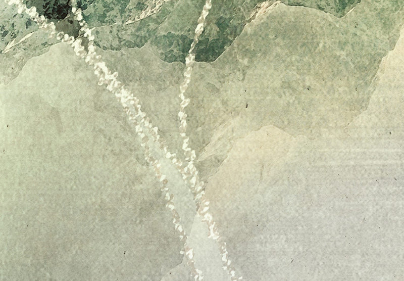 Fototapetes ar abstrakta rakstu - Krāsu vētra (zaļā krāsā), 143478 G-ART